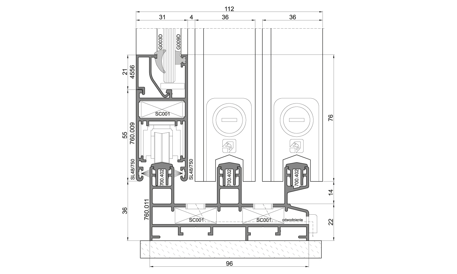 Ilustracja systemu Ponzio SL600