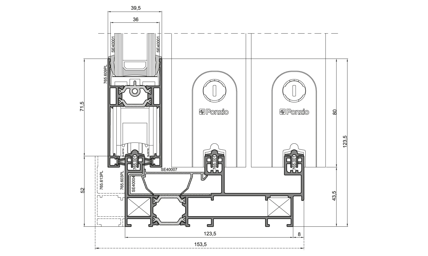 Ilustracja systemu Ponzio SL600ttEVO